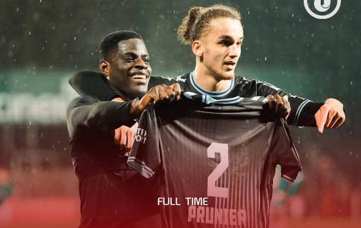 Mondy Prunier, héros de la victoire de Royal Francs Borains face au RFC Liège