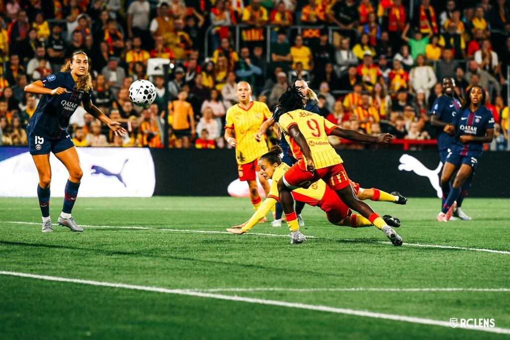 Sherly Jeudy, héroïne du match nul du RC Lens contre le PSG