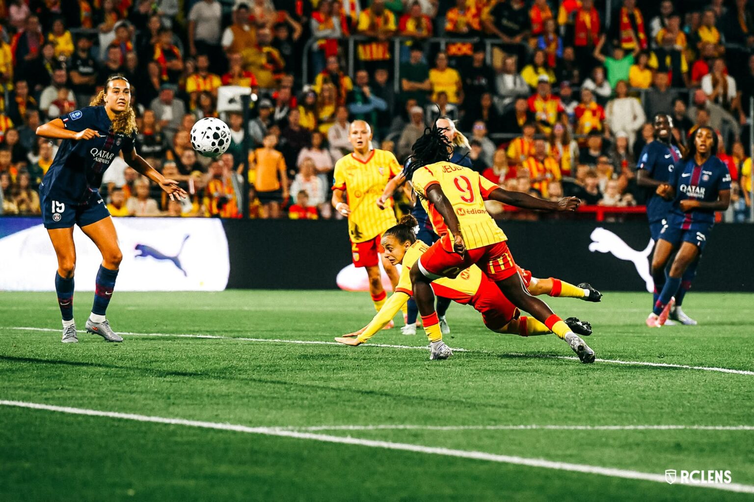 Sherly Jeudy, héroïne du match nul du RC Lens contre le PSG