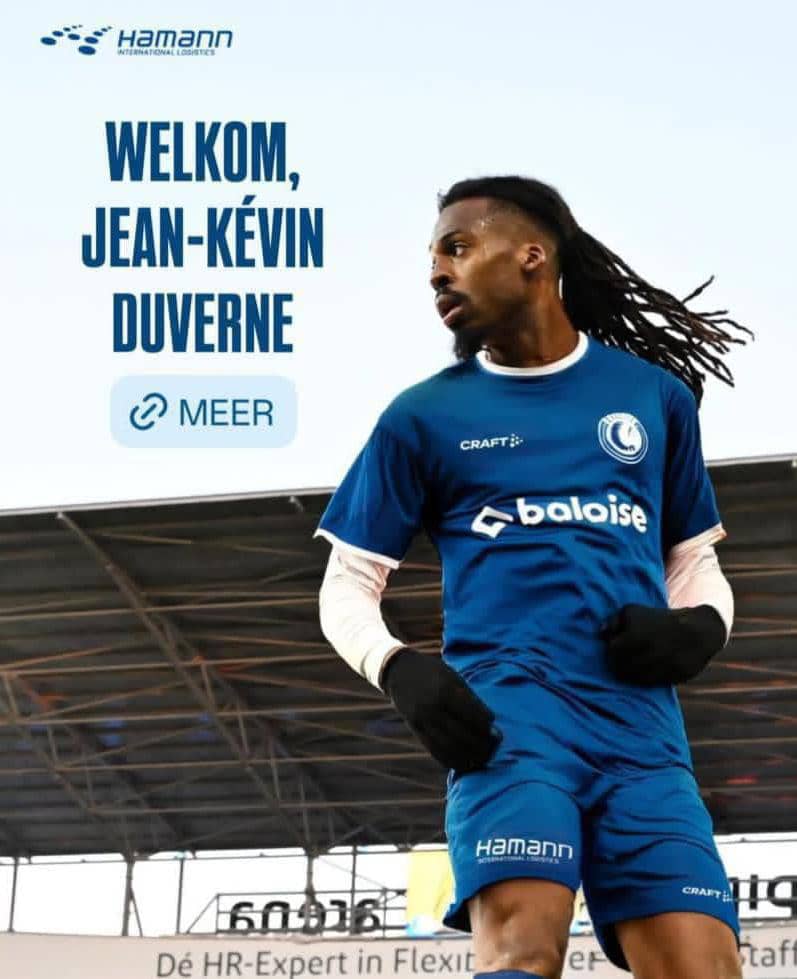 Jean-Kévin Duverne signe à La Gantoise